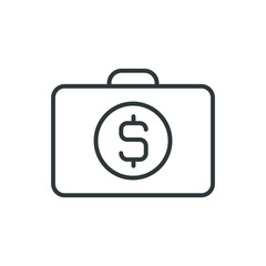 money case vector icon