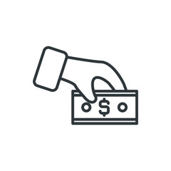 cash pay vector icon