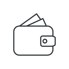 wallet vector icon