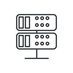 network server vector icon