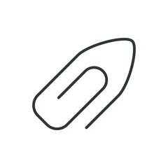 Obraz premium attachment vector icon