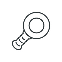 magnifier vector icon