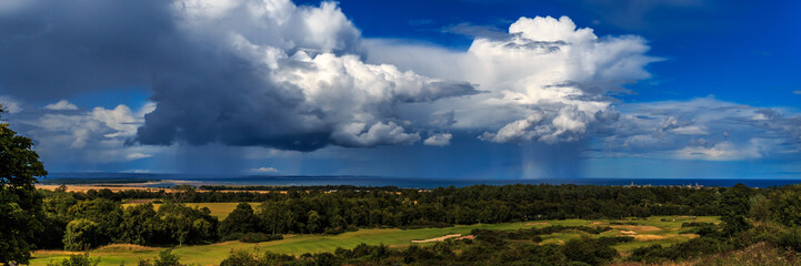 Approaching Storm, Dukes course, St Andrews.