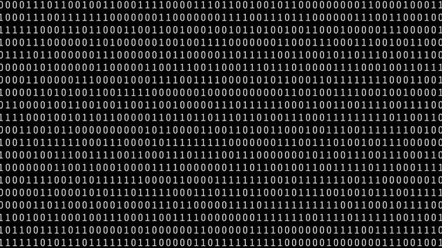 Abstract binary code background