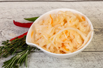 Pickled cabbage - sauerkraut