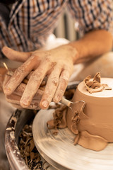 Making new clay bowl