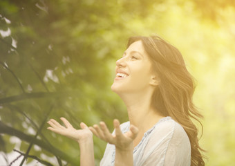 Fototapeta premium Feel the freshness on your face.