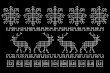 deer pixel ornament_2