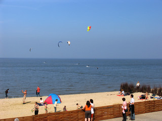 Kitesurfen vor Cuxhaven