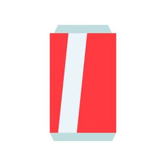 Soft Drink vector illustration, Beverage flat style icon