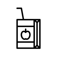 Carton vector illustration, Beverage line style icon