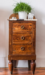 old wooden chest of drawers