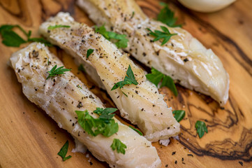 Steam cooked fish