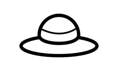 Pamela hat icon for summer fashion and accessories