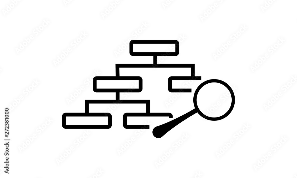 Poster data analysis icon for business and analytics concepts
