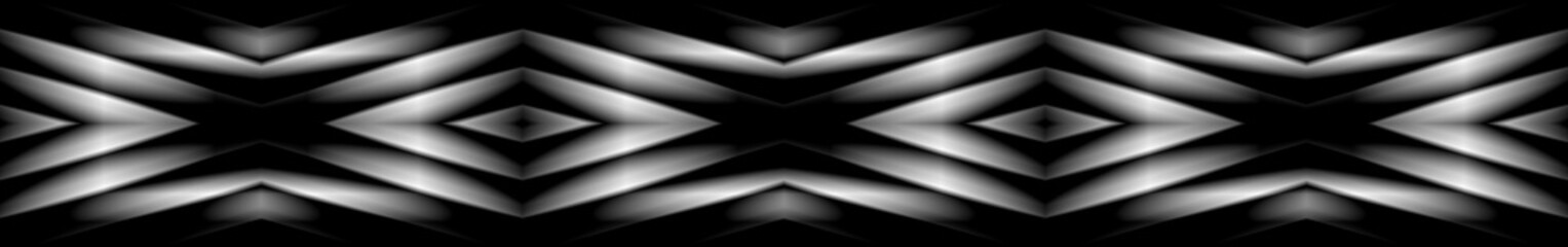 Digital Art, panoramic abstract three-dimensional objects with soft lighting, Germany