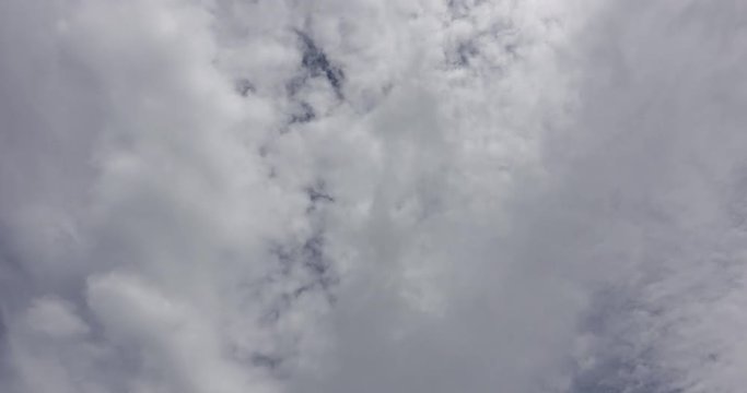 Cloudy weather. Timelapse or time lapse of bad weather with cloudy sky. Royalty high-quality free stock time lapse footage of sky with a lot of clouds. Timelapse of natural cloudscape background