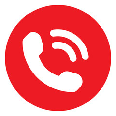 Phone icon, flat design template, vector