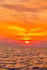 Obraz premium sunset over sea