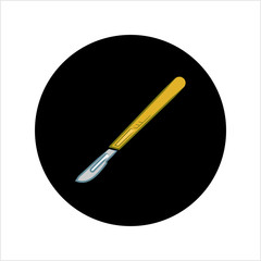 Surgical Scalpel Icon Design