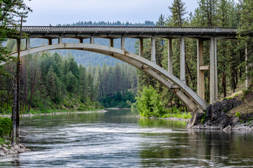 Old Bridge Over The Spokane River