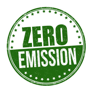 Zero emission sign or stamp