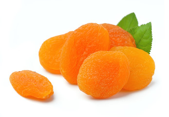Sweet apricots and dried apricots