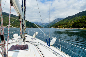 luxury yacht in the sea