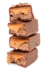 Chocolate with caramel