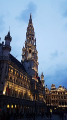 Fototapeta na wymiar Bruxelles by night