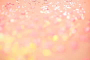 Abstract background of glitter and foil hologram.