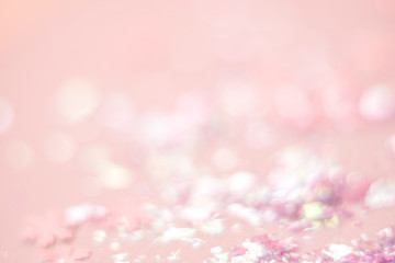 Abstract background of glitter and foil hologram.