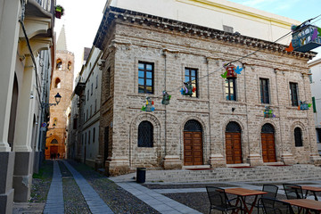 Sardinien Alghero Theaterplatz
