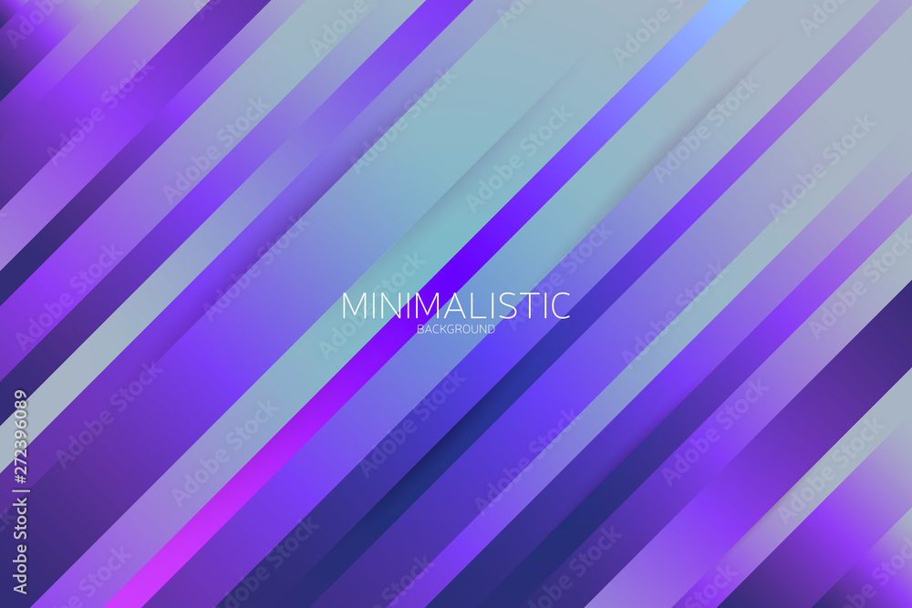 Wall mural vector line diagonal pattern with gradient. blue purple minimalistic background for website page, br