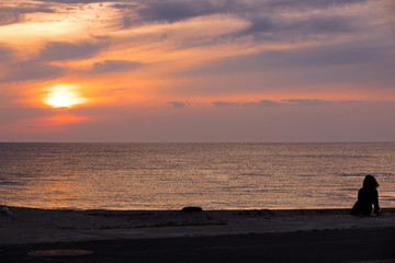 Naklejka premium 夕焼け