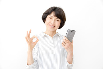 Fototapeta premium 女性 ミドルエイジ 