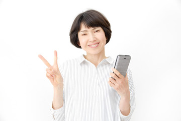Fototapeta premium 女性 ミドルエイジ 