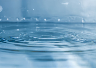 Surface with water and ripples