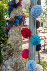 embroidery on plants and trees market of the absurd castelvetro di modena