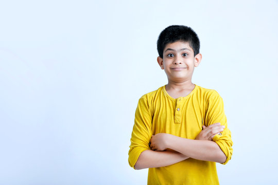 Young indian cute child with multi expressions
