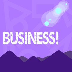 Handwriting text writing Business. Conceptual photo Trade Work Specialty Corporate Occupation Entrepreneur Company