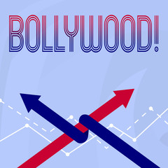 Conceptual hand writing showing Bollywood. Concept meaning Hollywood Movie Film Entertainment Cinema