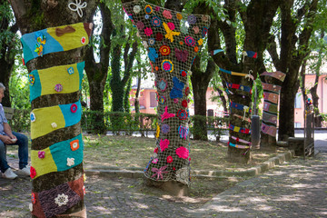 embroidery on plants and trees market of the absurd castelvetro di modena