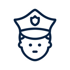 policeman security icon