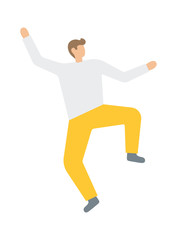 Business woman flat icon