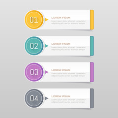 Sticker label colorful set
