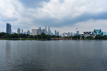 Fototapeta na wymiar Kuala Lumpur from Titiwangsa