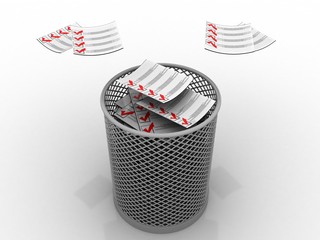 3d rendering documents in recycle bin