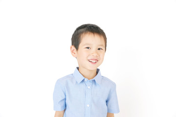 男の子　白バック