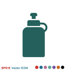 Bottle vector icon, for mobile and web design. Drink Bottle vector graphics
